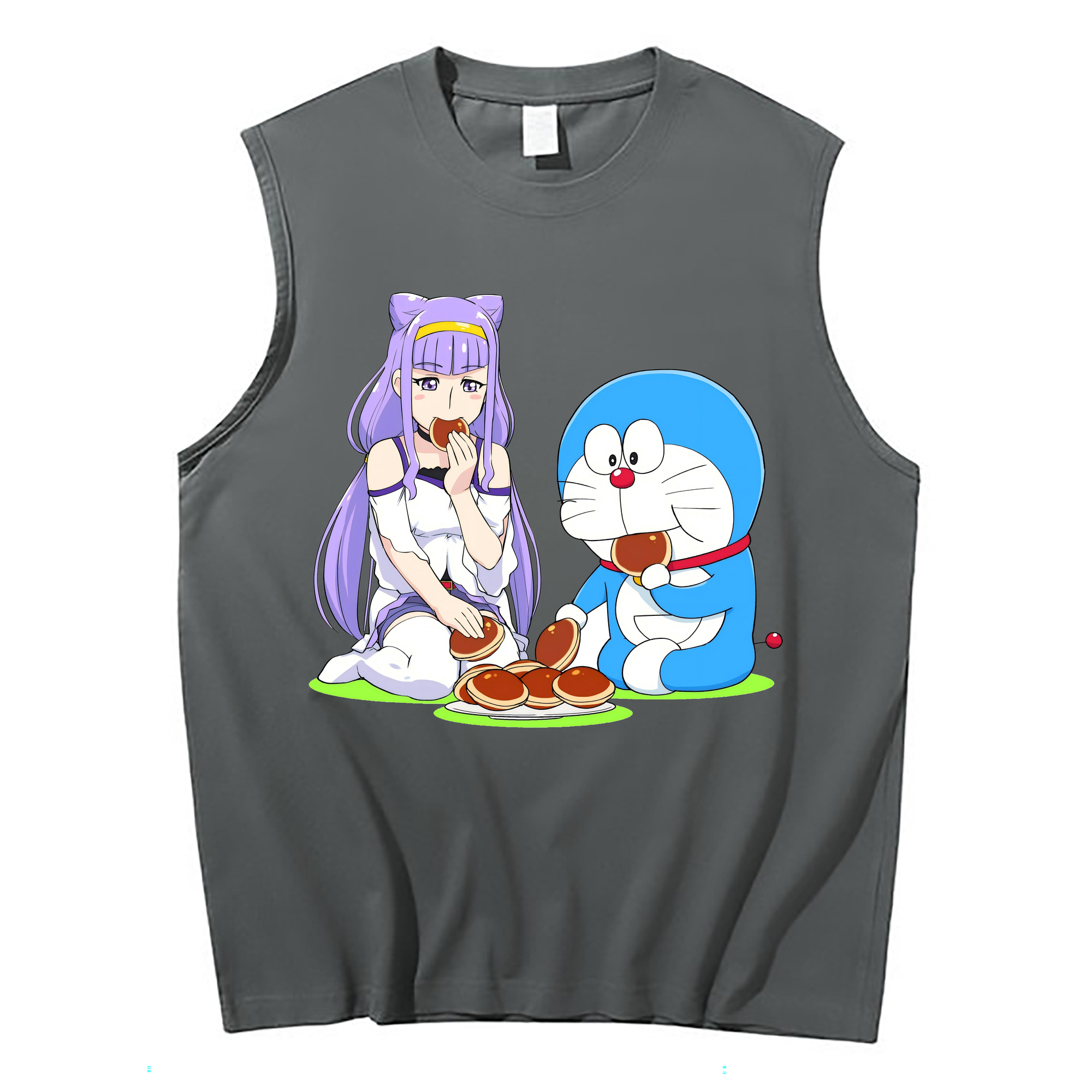 （画像用） ドラえもん Doraemon コットン100％タンクトップ（フロントプリント）